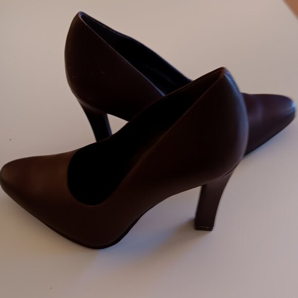 Luca B for Calico Brown Leather Shoes Size 9 - Picture 2 of 9